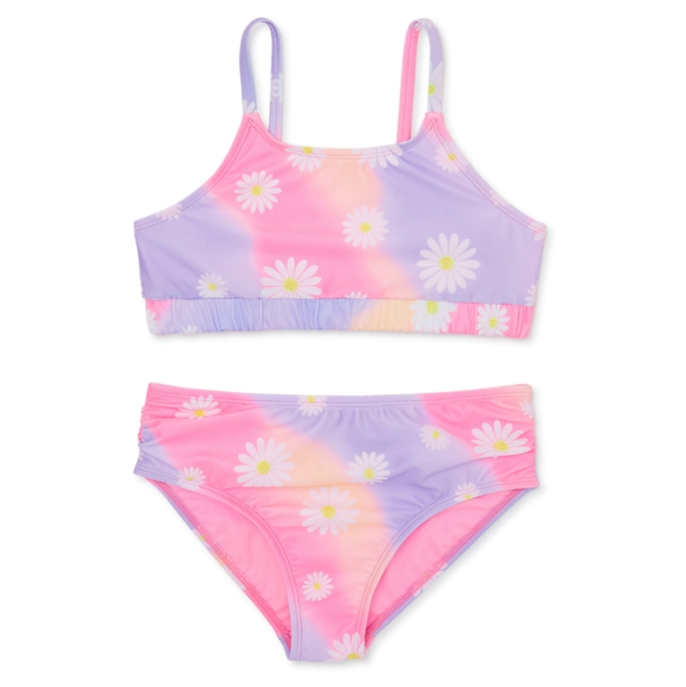 Girls Spaghetti Strap Bikini with UPF 50, 2-Piece, Size: XXL (18) New